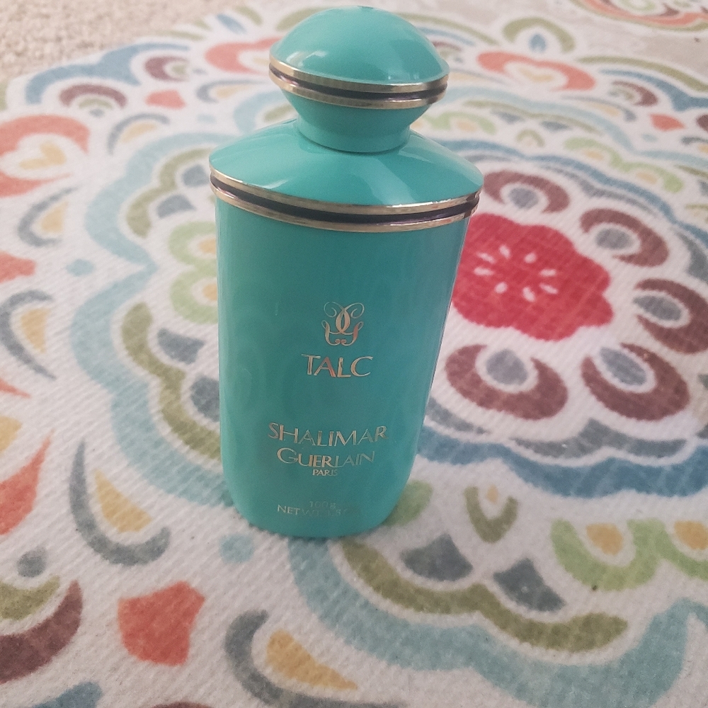 Shalimar Guerlain Talc Powder 3.5 OZ Vintage - Picture 2 of 5